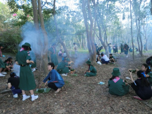 การเข้าค่ายพักแรมเนตรนารี ม2 ค่ายแทนคุณแม่โจ้ เชียงใหม่